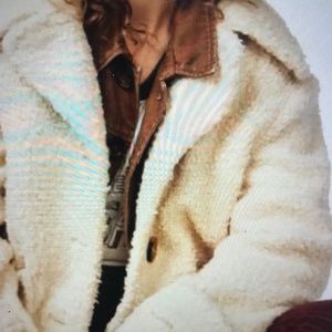Free People So Soft Faux Shearling Teddy Coat, large